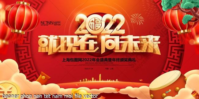banner phon nen tet nam moi file vector